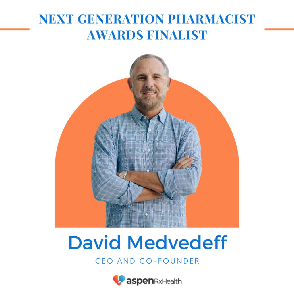Next Generation Pharmacist Awards Finalist David Medvedeff