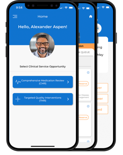 iphone showing Aspen RxHealth app